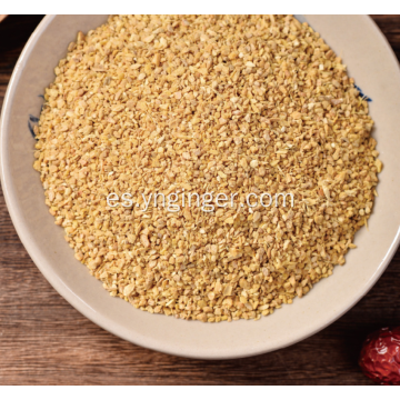 Gránulos de jengibre seco con certificación GI para ingrediente cosmético